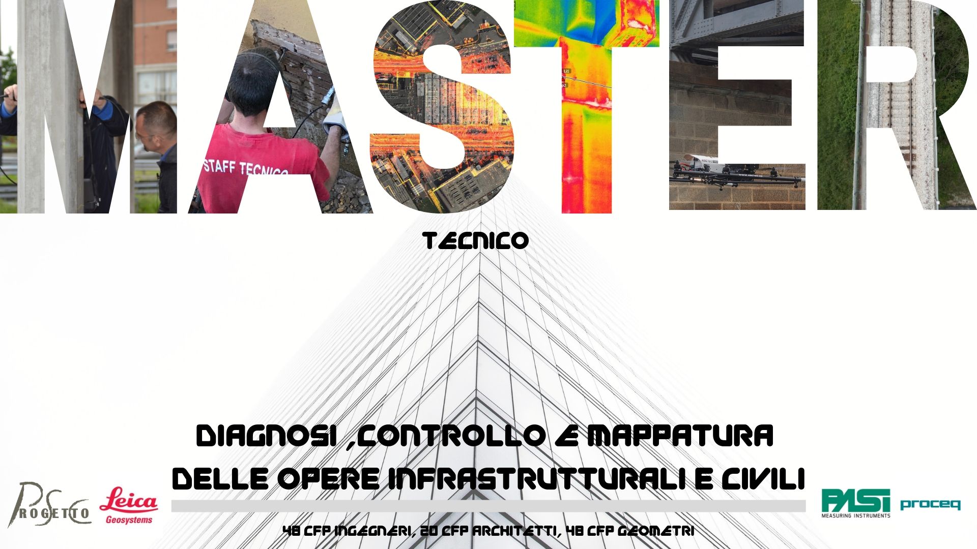 Diagnosi, Controllo e Mappatura Opere Infrastrutturali e Civili: master tecnico a Modena