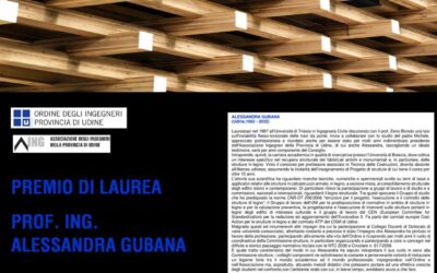 Premio di Laurea Prof. Ing. Gubana: iscrizioni entro il 10 ottobre